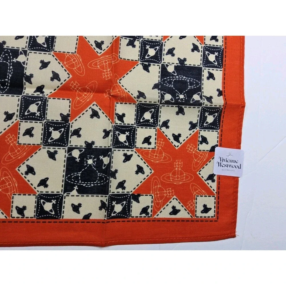 Vivienne Westwood Handkerchief Neckerchief Bandana Scarf Pocket Square Japan